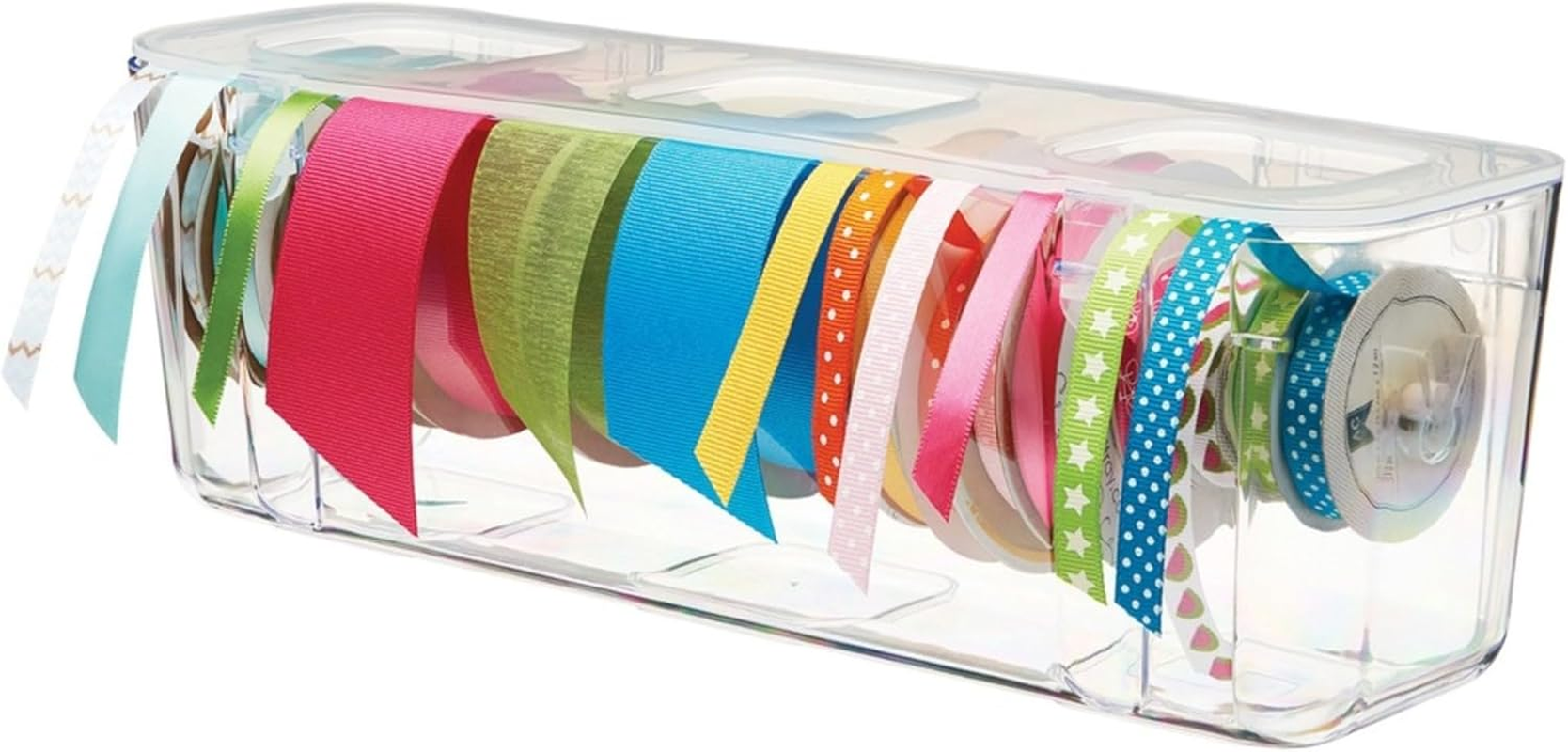 Deflecto Ribbon Dispenser, Clear