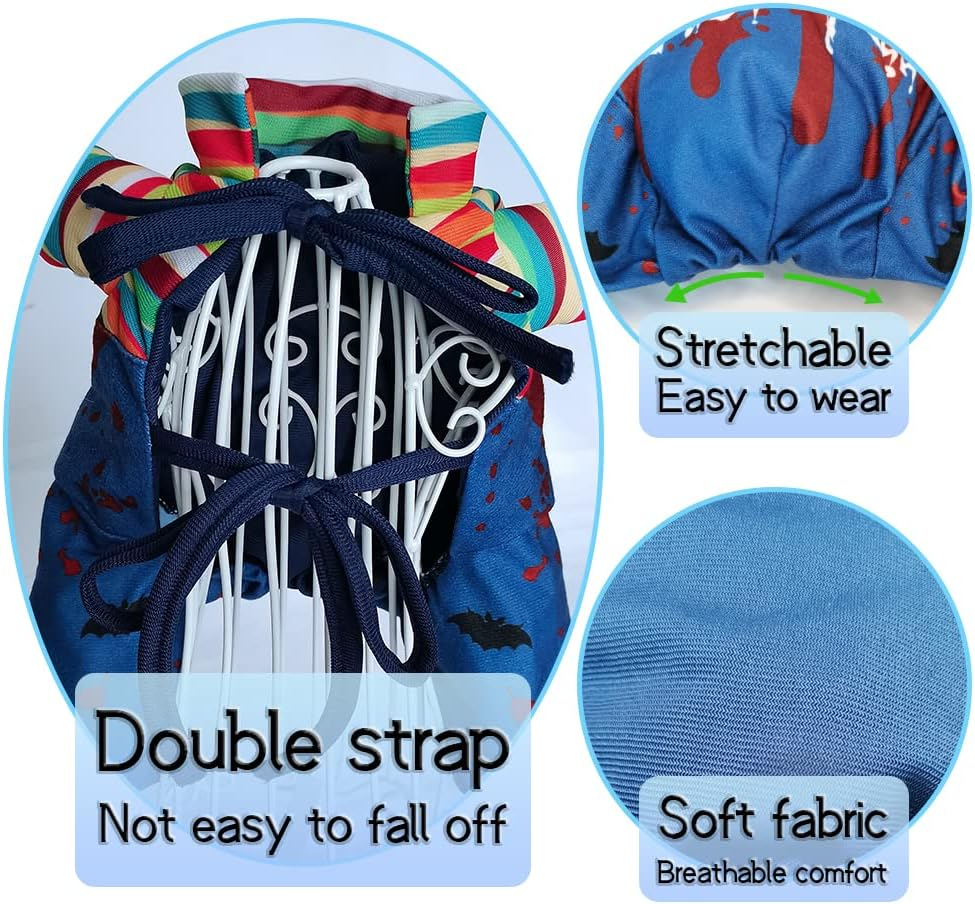 NACOCO Dog Halloween Scissors Style Doll Costume, Dog Outfit Pet Christmas Cosplay Adjustable Doll Funny Special Clothes Puppy Party Clothes for Small Dogs Cats (Small) image number 2