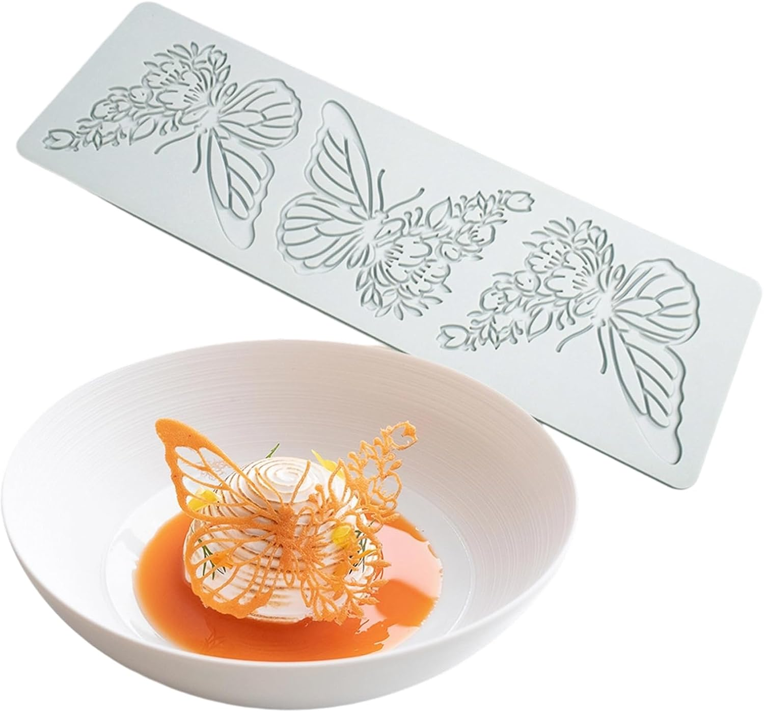 Meagtlva Silicone Baking Mold, Chocolate Mould,Flexible Non-Stick Cake Pan for Baking, Easy Release,Silicone Moulds for Mousse Cakes, Chocolate,Ice Cream,Gummy (Leaf)