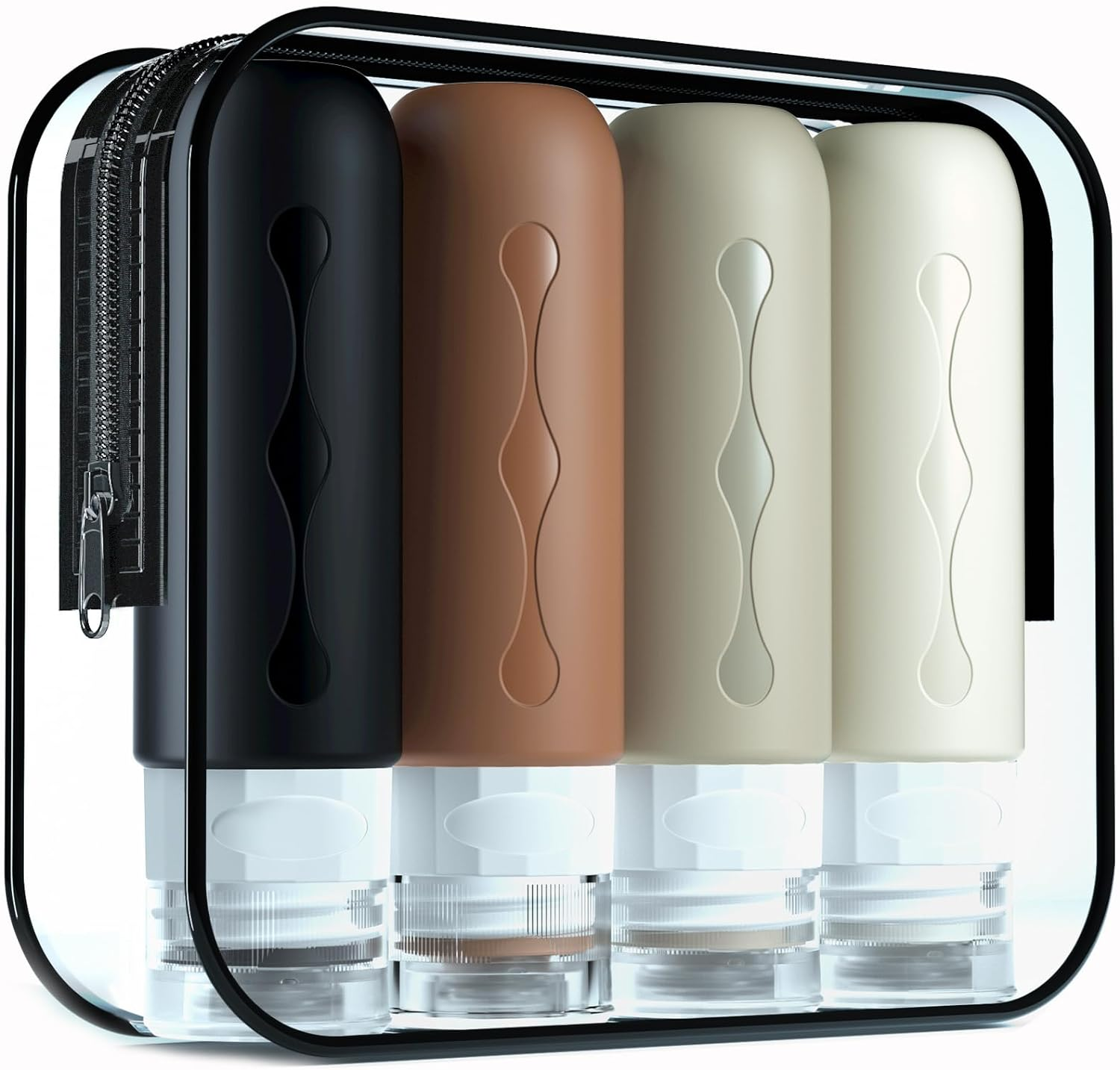 Gemice Travel Bottles Set - Tsa Approved, Travel Size Containers,Leak Proof Silicone Squeezable Containers for Toiletries, Shampoo, Lotion & Body Wash Accessories (1)