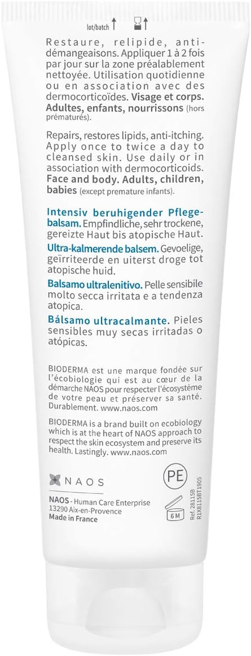 Bioderma Atoderm Intensive Baume, 75Ml image number 3