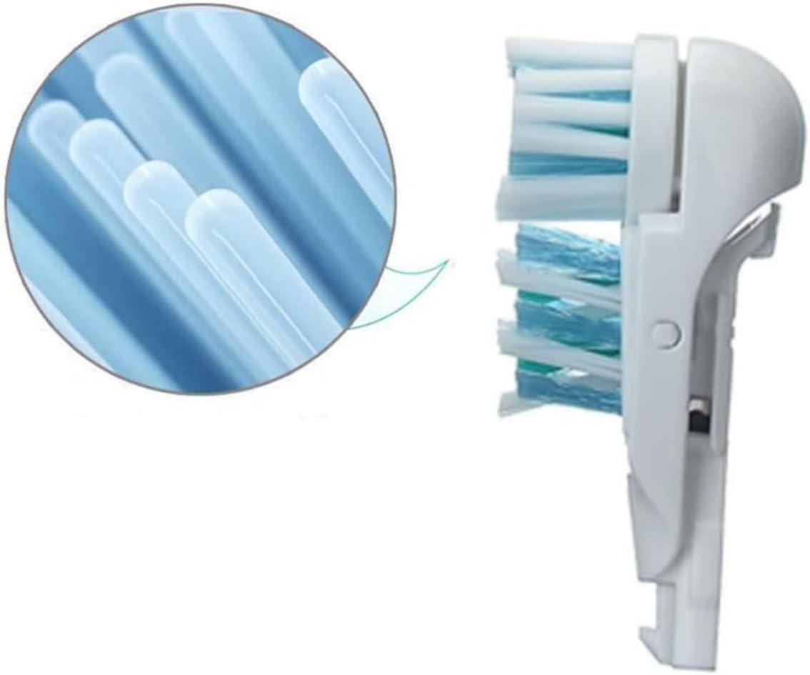 4/8/16 Pcs Electric Toothbrush Ora B Replacement Heads Sensitive Dual Clean Rotating Sets Fit for Braun Oral B Cross Action Power 4732 3733 4734 (8)