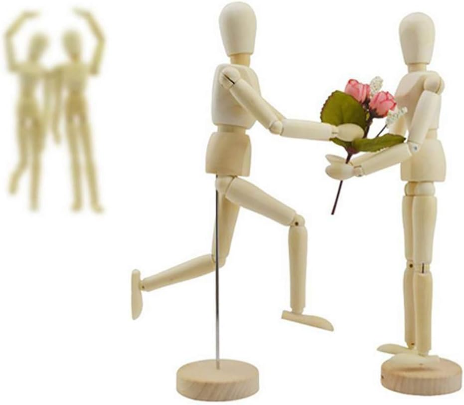 Gazelle Trading Artist Wooden Manikin Mannequin Sketching Lay Figure Drawing Model Aid Human Figure Artist Draw Painting Model Mannequin Jointed Doll image number 1