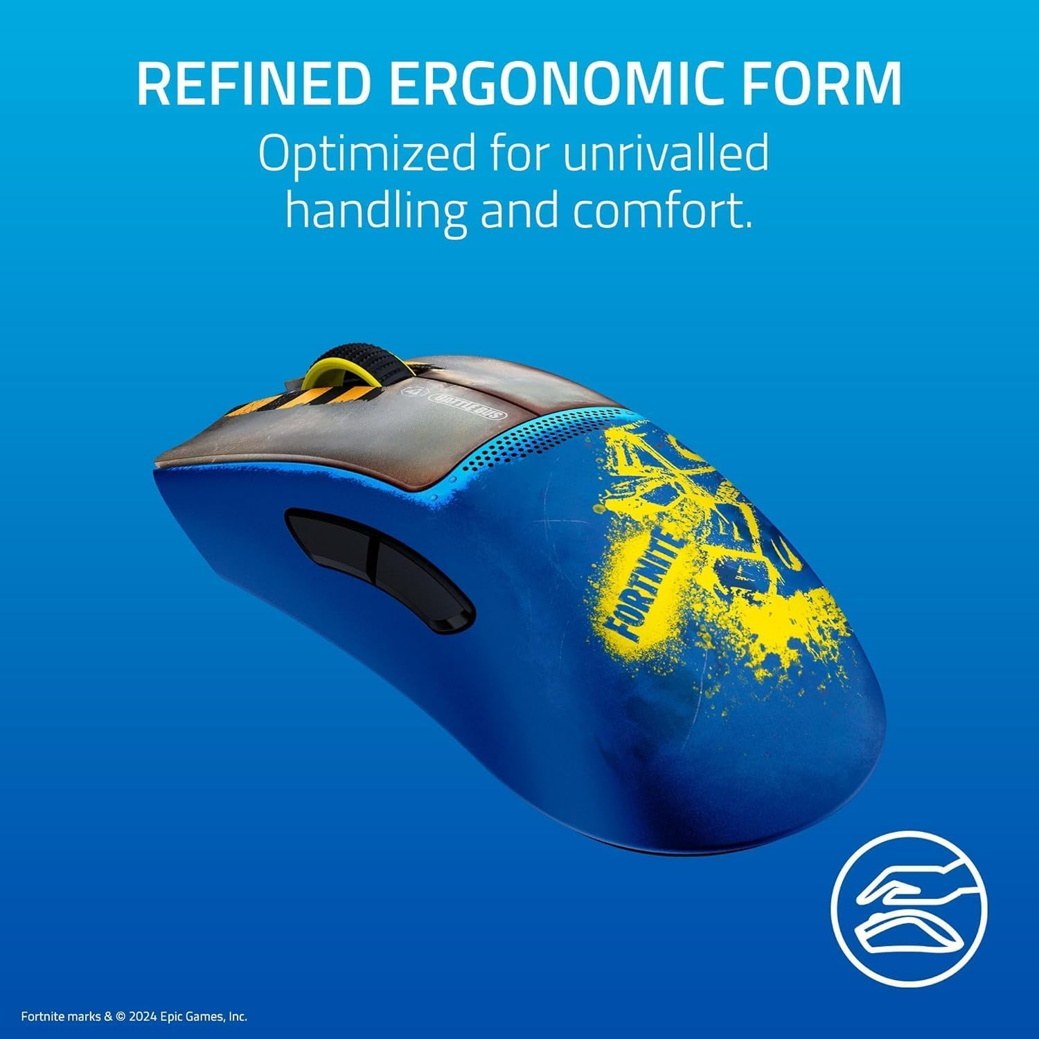 Razer Deathadder V3 Pro -  Edition Wireless Esports Gaming Mouse (Focus Pro 30K DPI Optical Sensor, 63G Light, Ergonomic Shape, Gen-3 Mouse Switch, Hyperspeed Wireless) image number 6