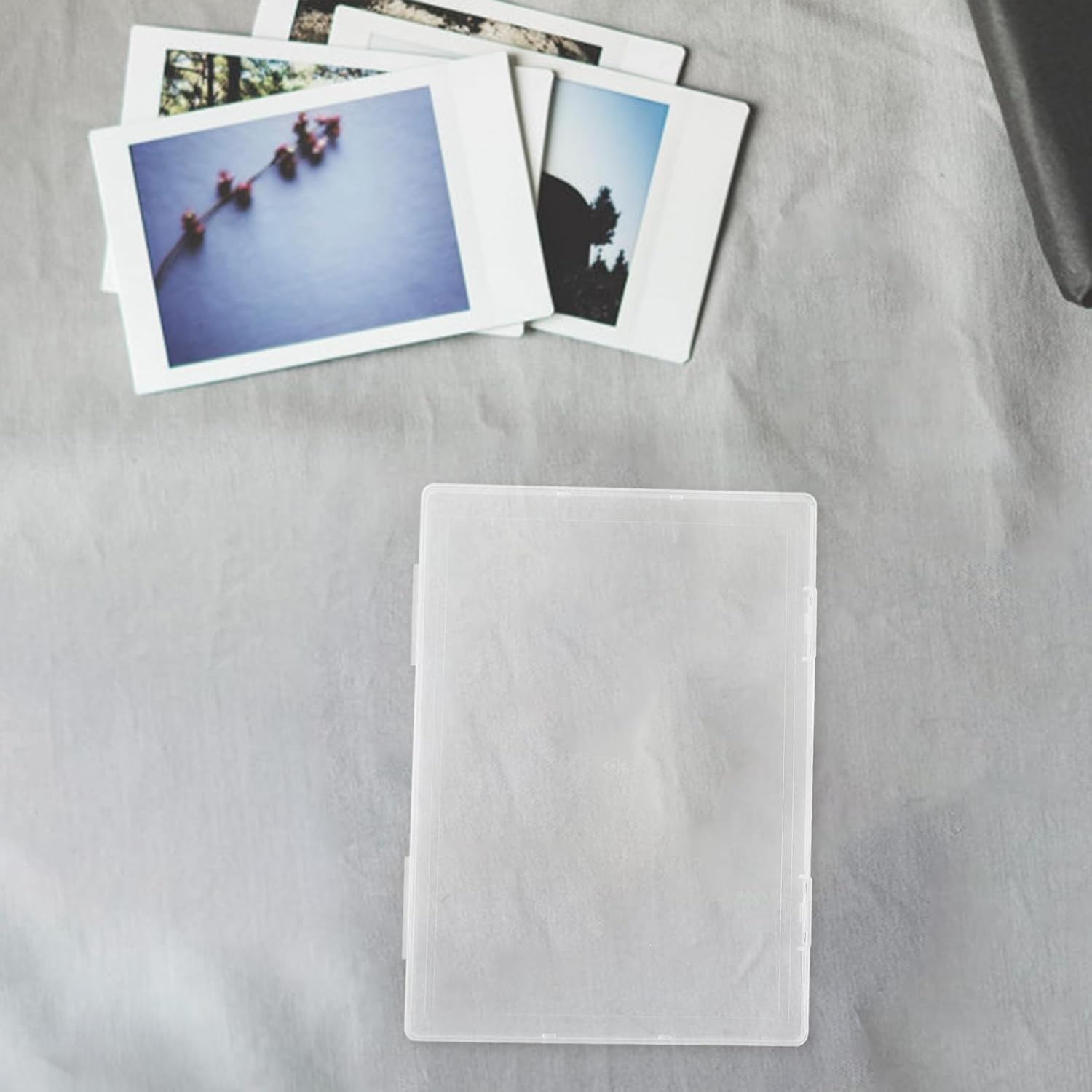 NOLITOY 2Pcs A5 Birth Certificate Storage Box Lid Plastic Organizer for Important Documents Keepsake Holder for Travel and Home Office image number 4