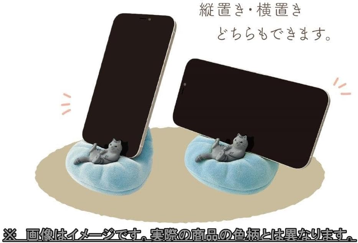 Decore Corporation SN-35742 Relaxing Cat Smartphone Stand Mike image number 3