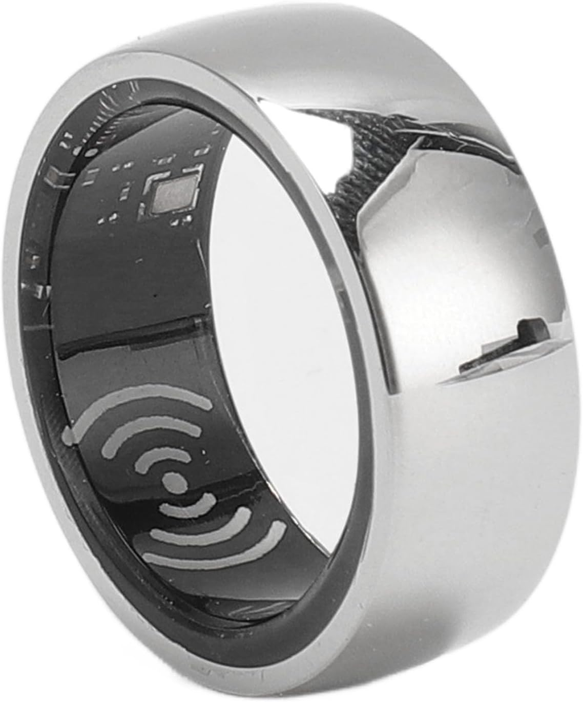 Smart Fitness Tracker Ring with Charger, IP68 Waterproof Heart Monitoring Fitness Ring Pedometer for Sleep Body Temp Heart and Various Health Data, APP for Android Ios (10 Size) image number 6