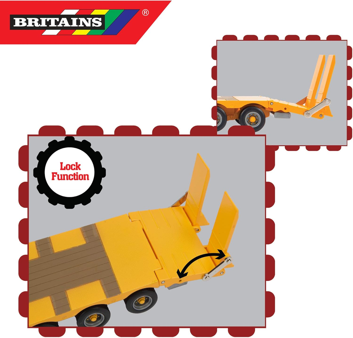 Britains Kane LLTM Low Loader - Collectable Tractor Toy - Tractor Toys Compatible with 1:32 Scale Farm Animals and Toys - Suitable for Collectors and Children from 3 Years image number 1