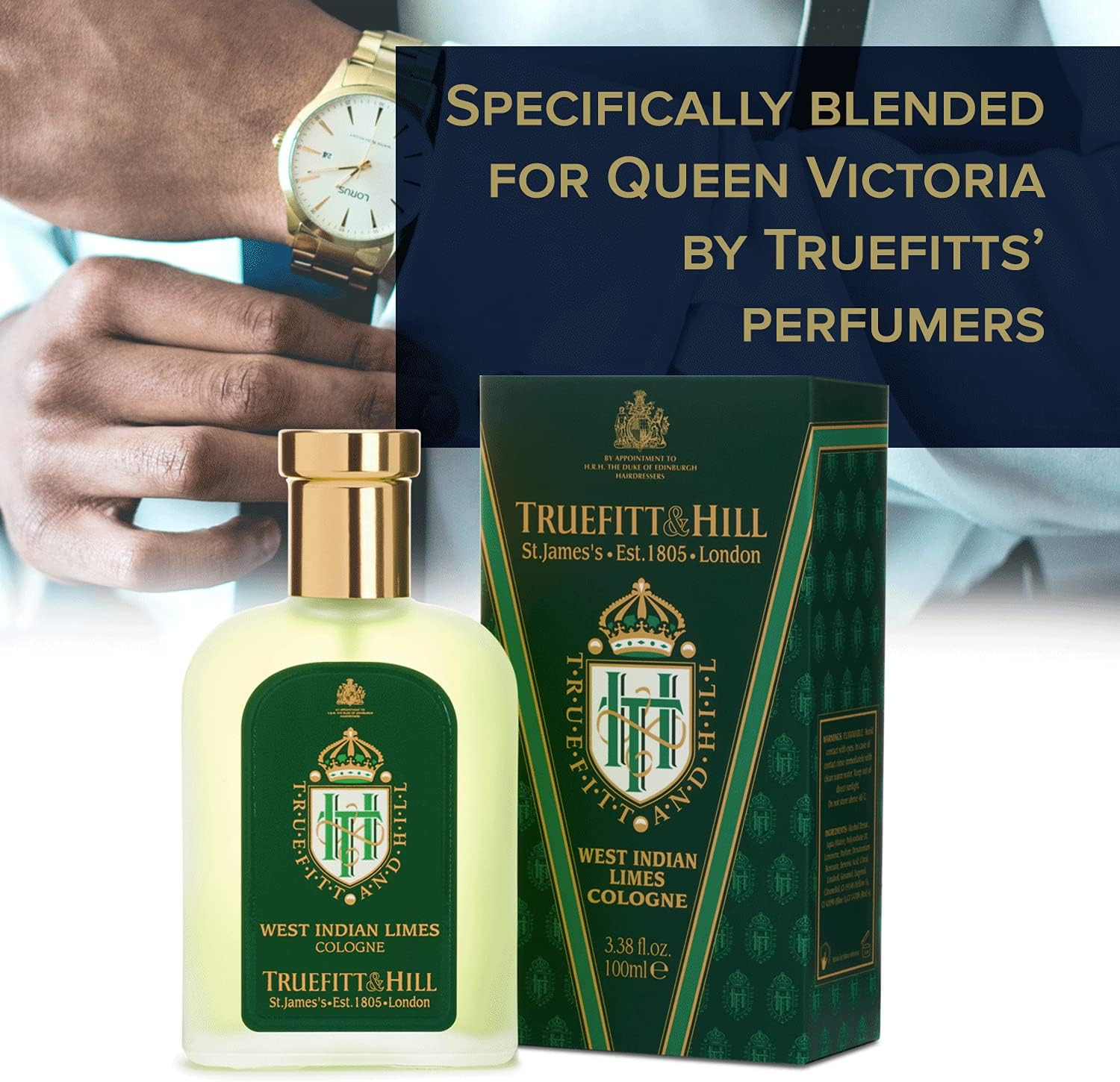 Truefitt and Hill West Indian Limes Cologne, 100 Ml image number 4