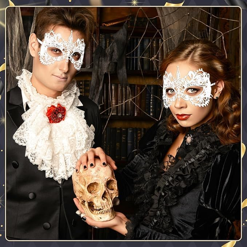 3 PCS Masquerade Mask Women, Fun Lace Masks Mask for Masquerade for Costume Parties, Mardi Gras, Role Plays image number 2