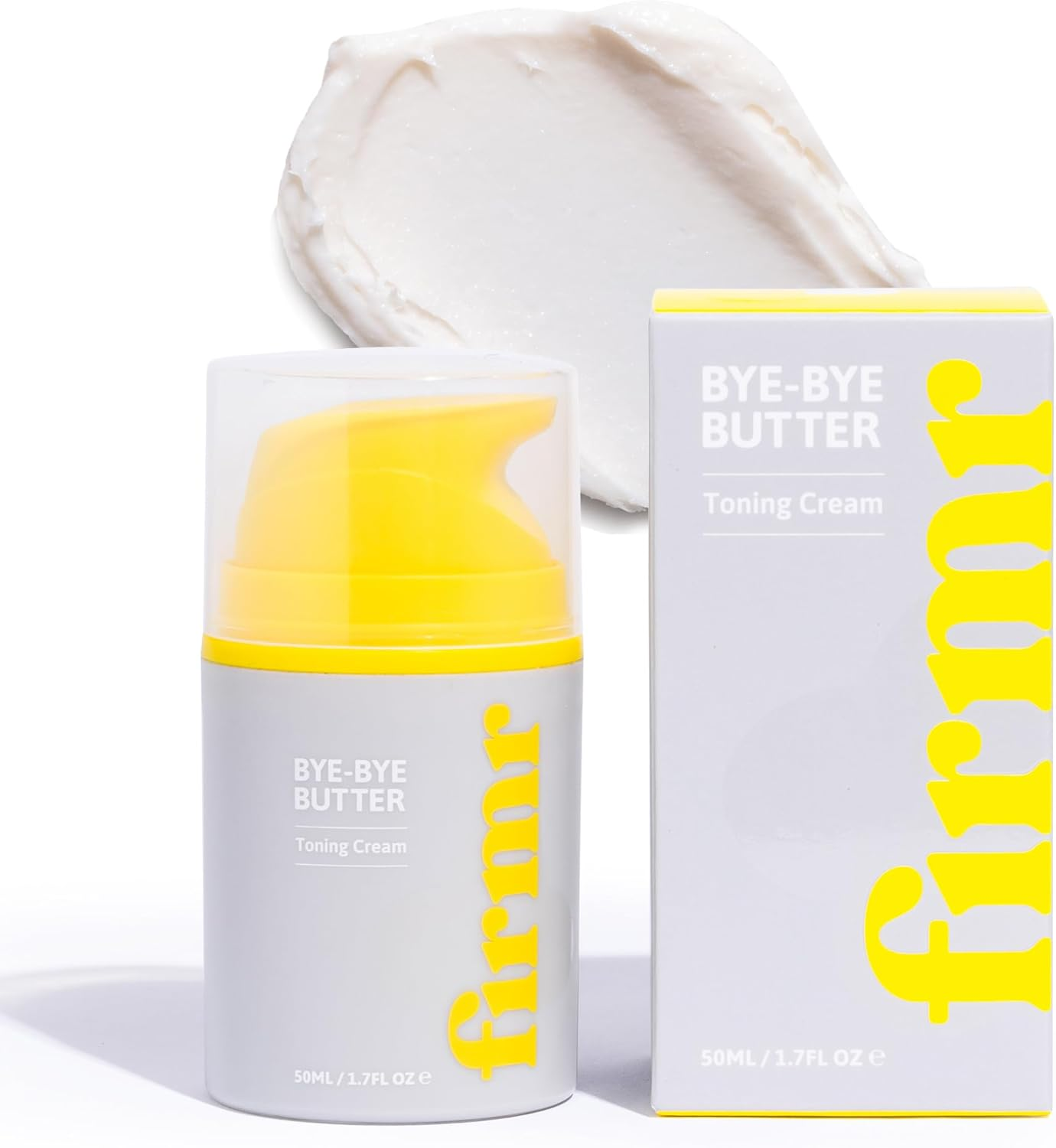 Firmr Bye-Bye Butter Toning Cream - Cellulite Removal & Stretch Mark Cream with Celery Stem Cells - Naturally Hydrates, Retains Moisture, Boosts Elasticity, Strengthens Skin Barrier &ndash; 50Ml/1.7 Fl.Oz. image number 2