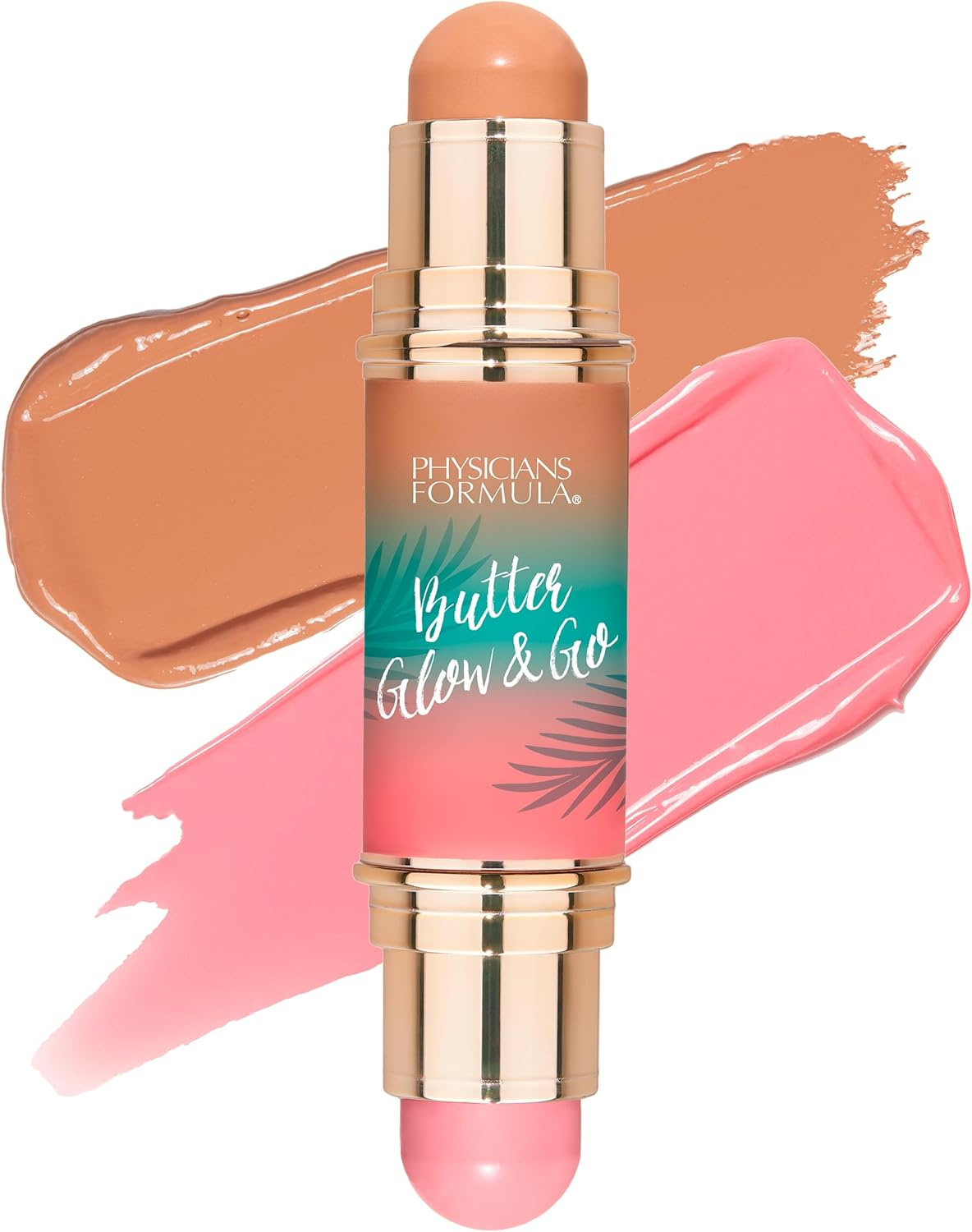 Physicians Formula Butter Glow & Go Multiuse Stick, Ultra-Creamy Radiant Finish Formula with Murumuru Butter, Vegan & Cruelty-Free- Beachy Pink