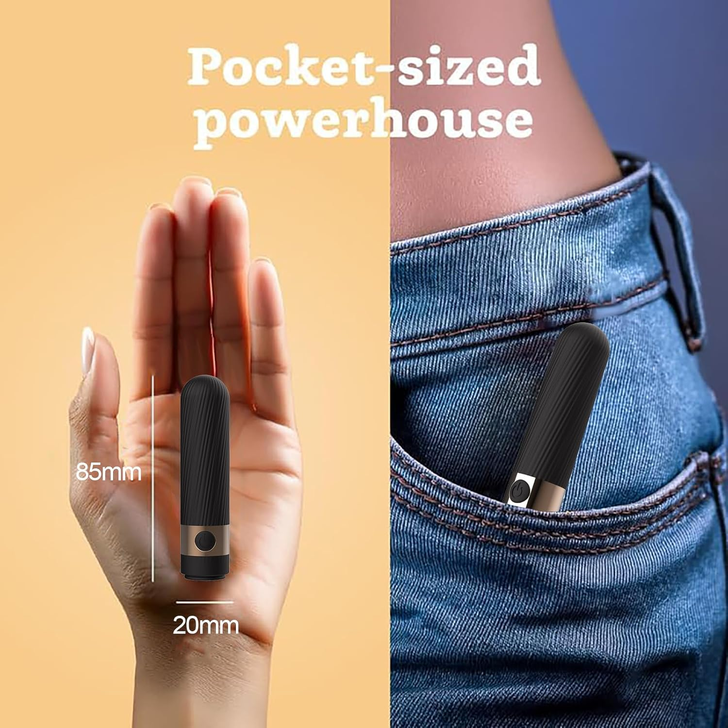 G Spot Bullet Vibrator for Women,Waterproof Adult Sex Toys Nipple Clitorals Stimulator with 10 Vibrating Modes Full Silicone Rechargeable Mini Vibrators