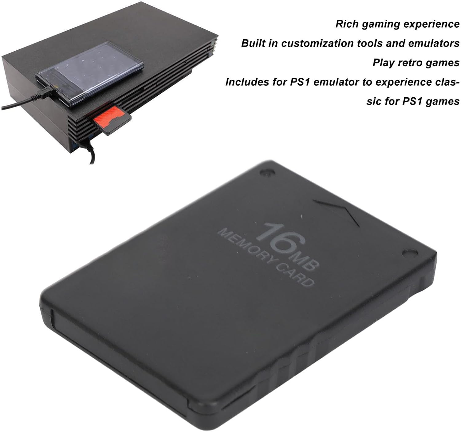 Memory Card for PS1, Portable Stick Plug and Play, Thick Machine V1.966, USB Game Start Card (16MB) image number 5