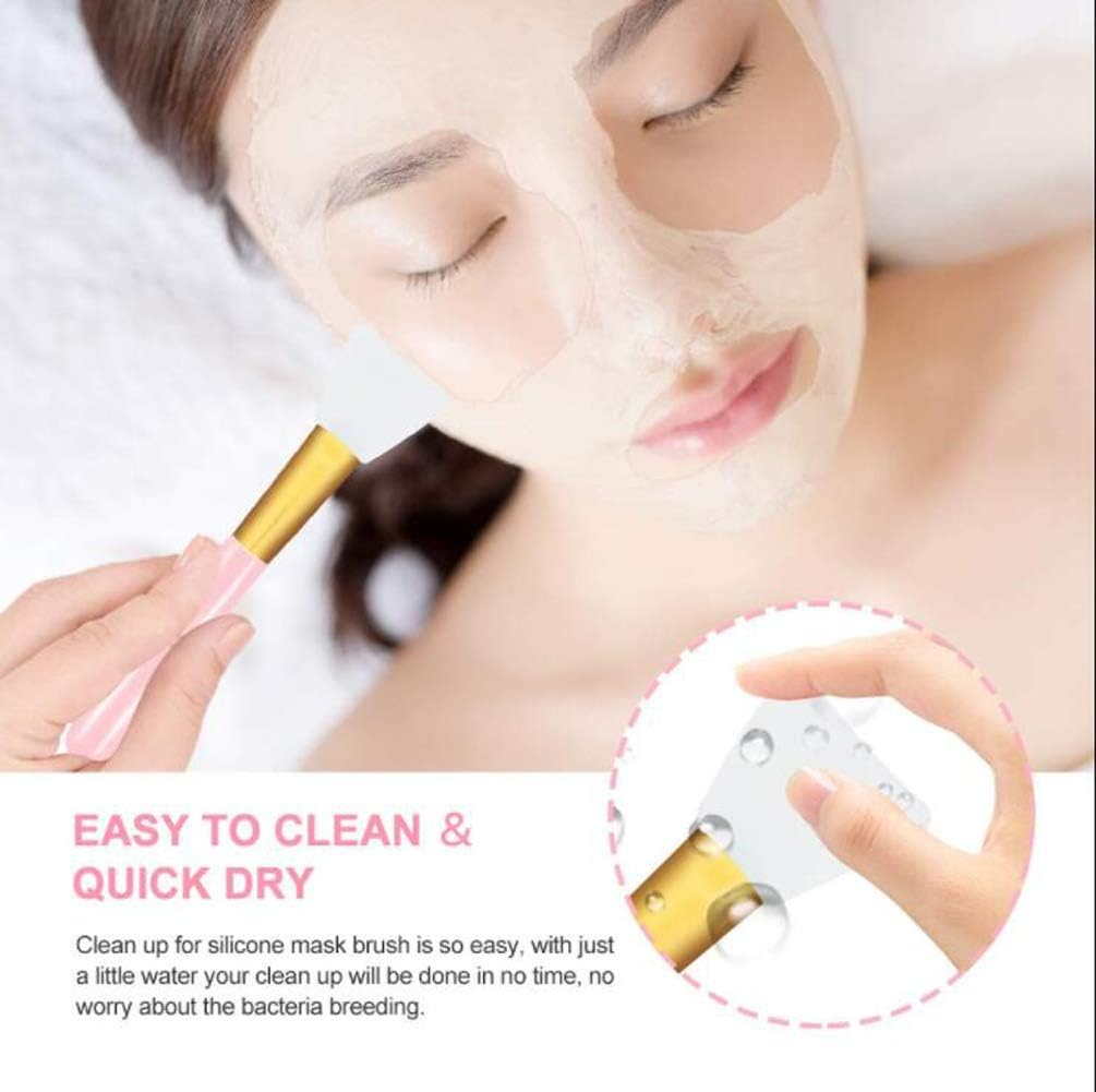 Face Mask Mixing Bowl Set - 5 in 1 DIY Facial Mask Tool Kit with Mixing Bowl Stick Spatula Silicone Brush and Premium Soft Face Brushes for Skincare and Beauty image number 1