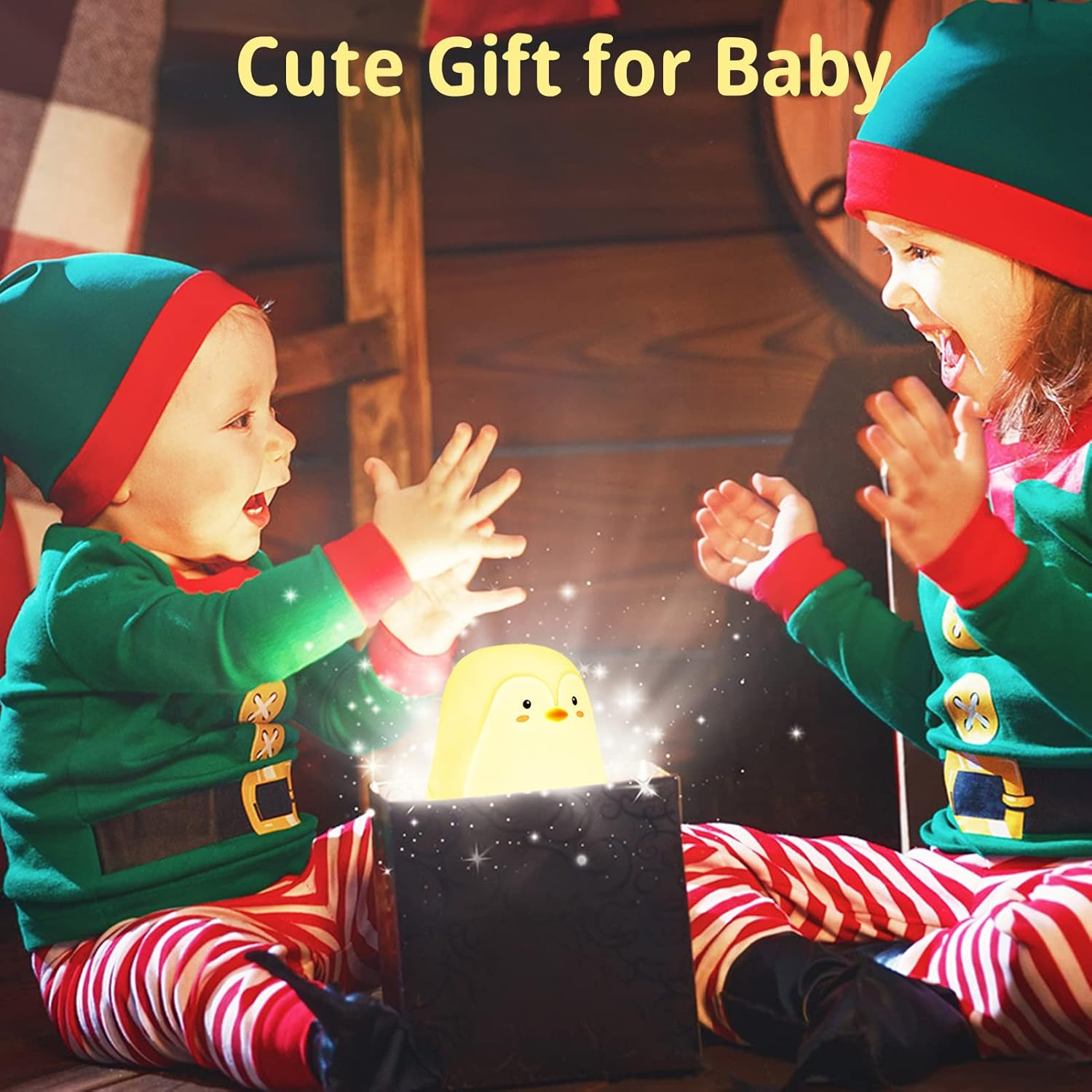 LOVERUIS Kids Night Light 7 Colors Kawaii Deco Night Lamp (Whale) image number 2