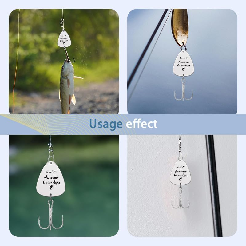 Grandpa Dad Fathers Day Retirement Gift Fishing Lures for Men Daddy Dad in Law Father Day Gifts for Father Grandfather image number 3