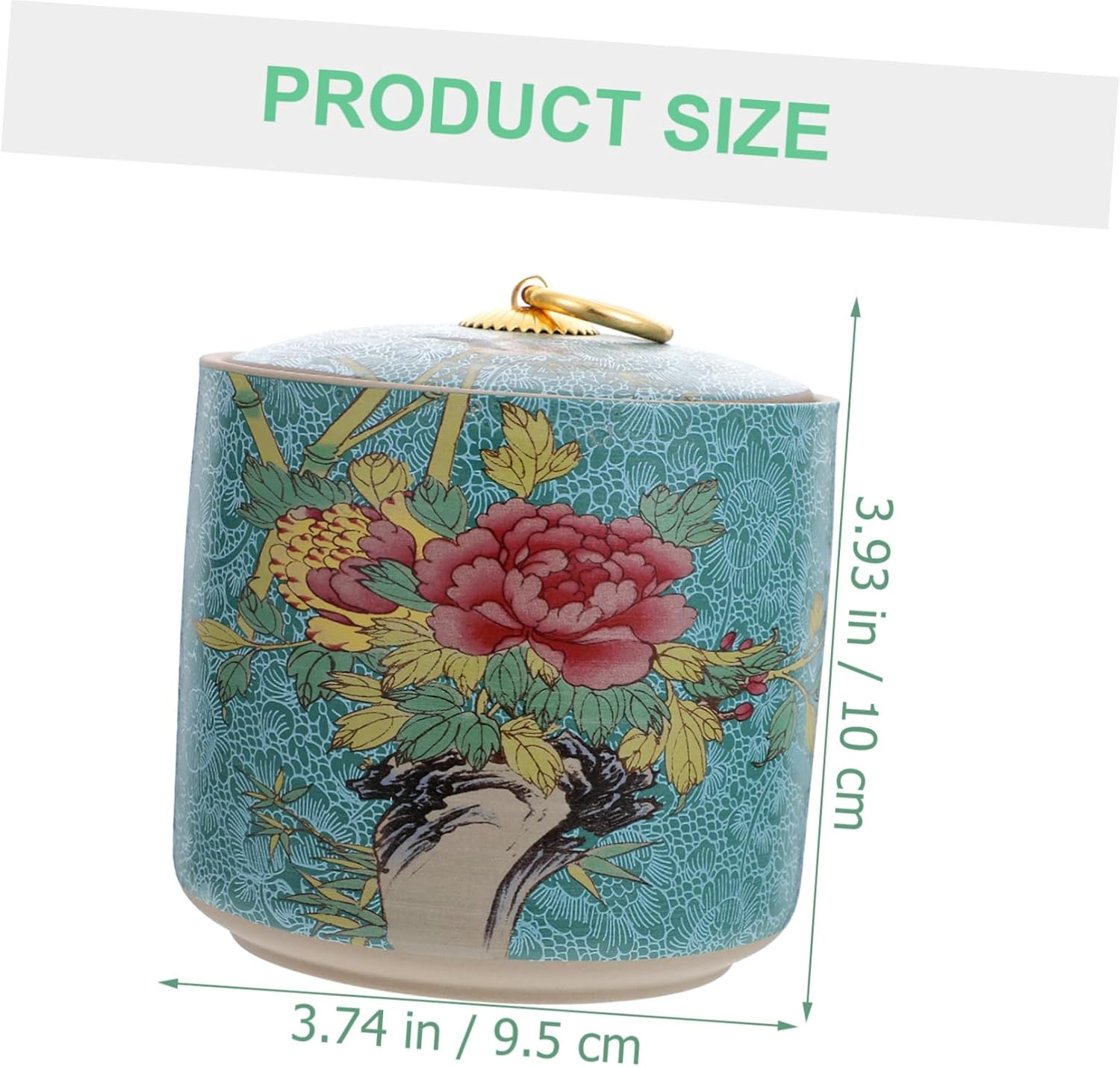 BRIGHTFUFU Chic Sealing Tea Canister Elegant Design for Fresh Storage of Tea and Spices Versatile Food Organizer for Home and Kitchen Use for Beans and Snacks