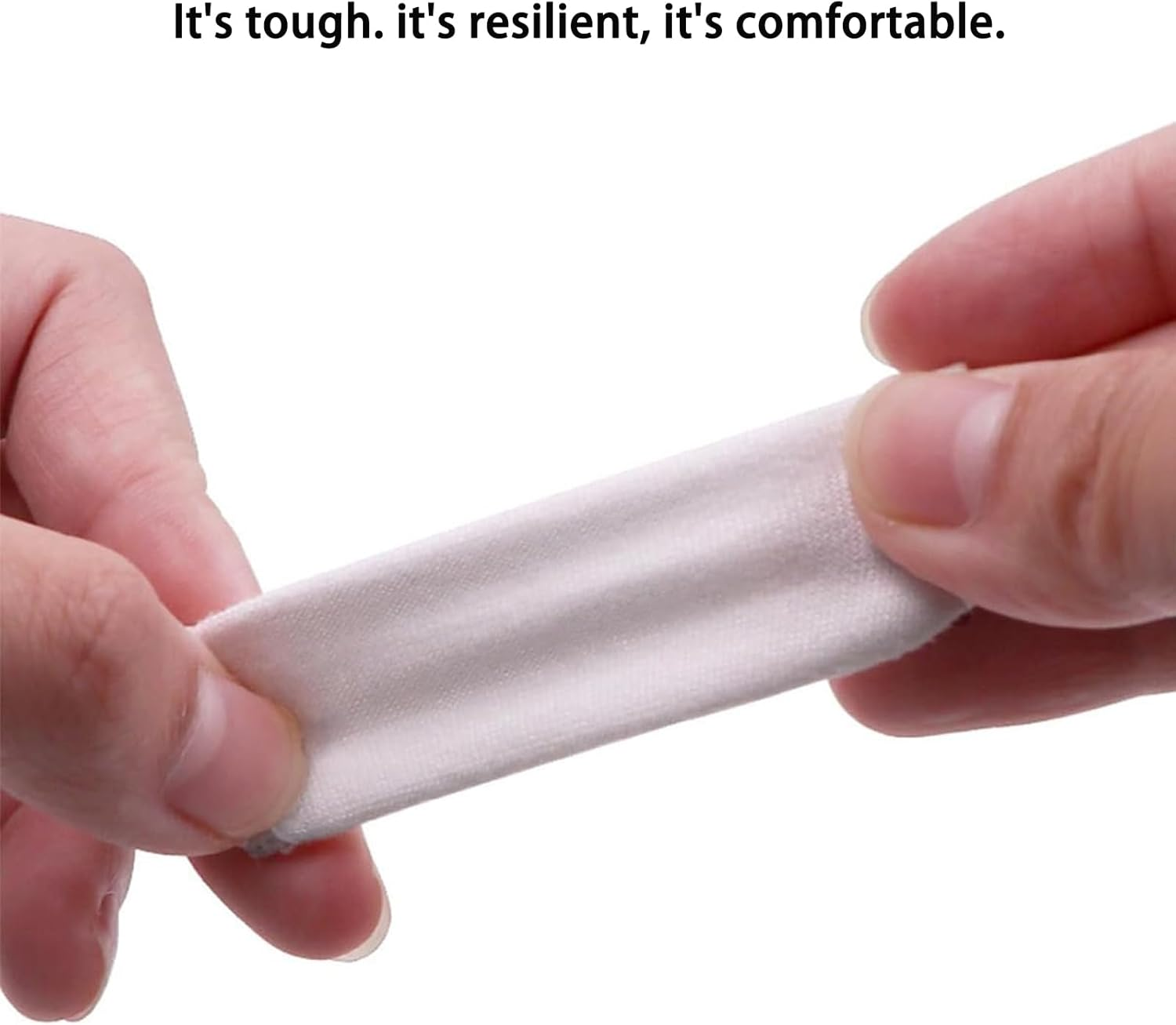 Cotton Finger Cots, 50 Pcs Cloth Finger Cots Finger Toe Sleeves Fingertips Protective Cover, White Finger Cots Finger Protectors, Thumb Protector for Finger Tips Comfortable and Breathable image number 4