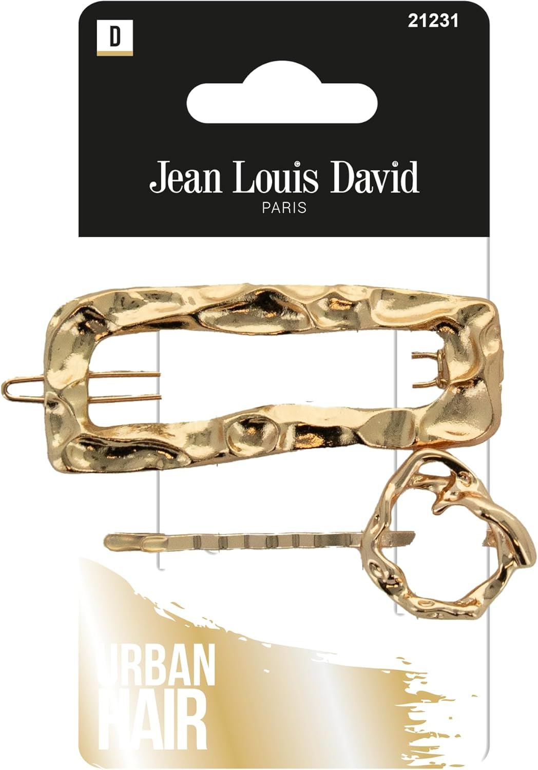 Jean Louis David Hair Clip - Hairstyle - Random Colour Gold or Silver - Ornament - Fashion Accessory image number 1