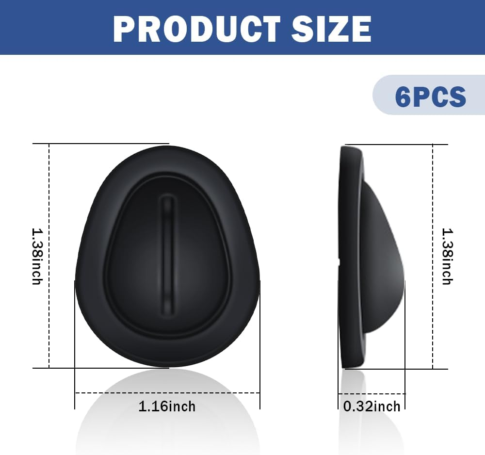 Car Cup Holder Position Limiter,Silicone anti Shake Car Coasters Bottle Stabilizers with Self-Adhesive,Universal Water Bottle Holder Limiter Car Interior Accessories (6PCS) - 3Pcs image number 3