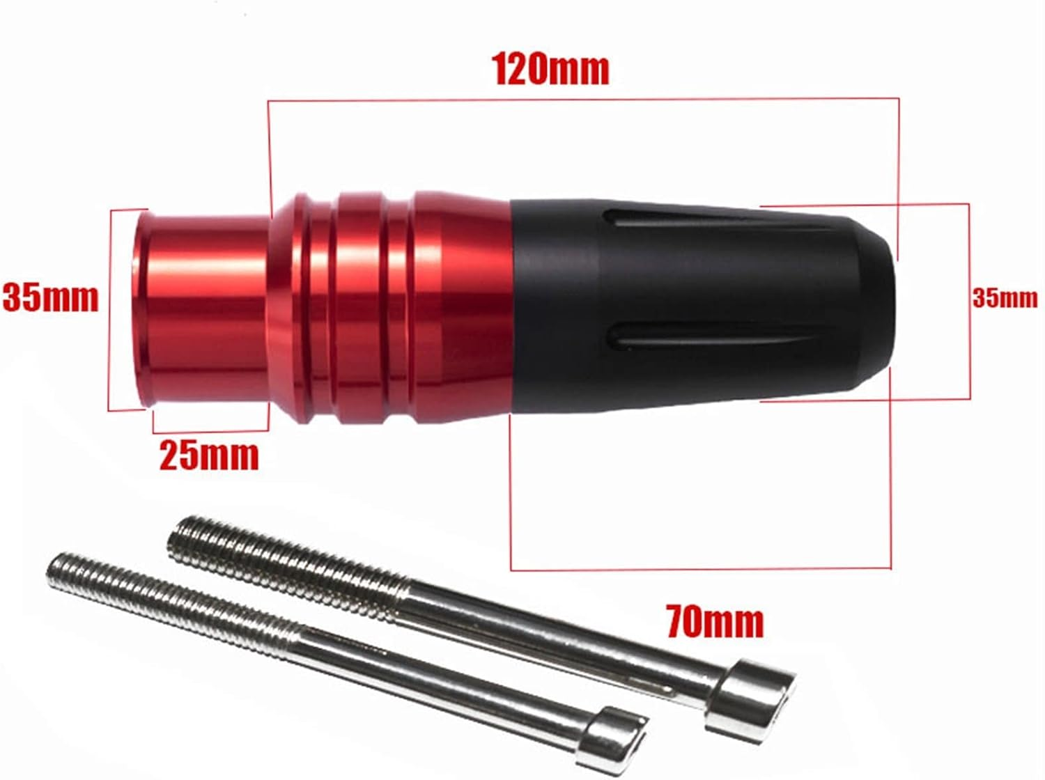 Motorbike for Yamaha V-MAX VMAX 300 1200 1700 CNC Exhaust Frame Sliders Crash Pads Falling Protector Accessories (Color : Orange) image number 4