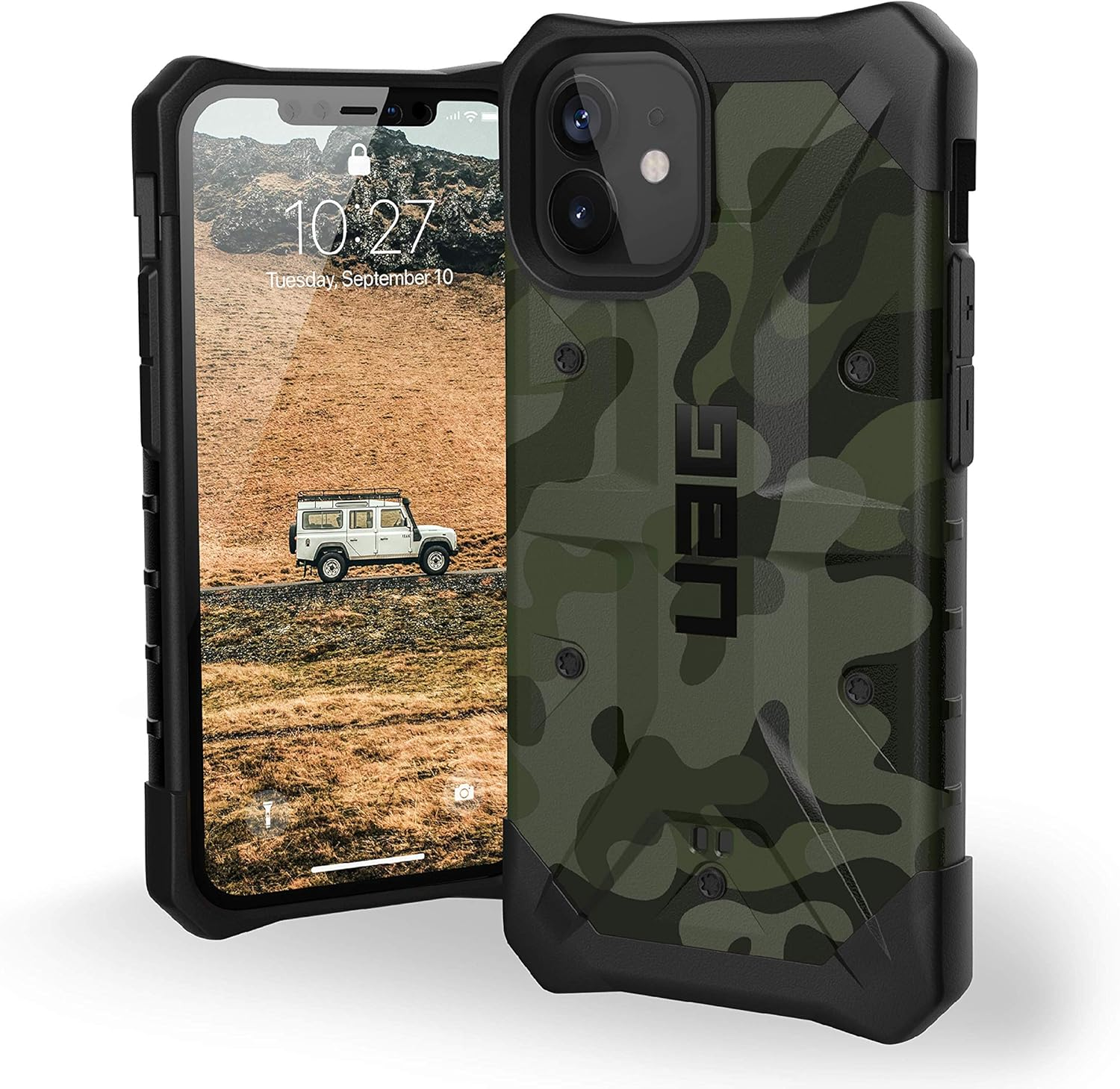 URBAN ARMOR GEAR UAG-IPH20S-FC Iphone 12 Mini (5.4) 2020 Compatible Shockproof Case, PATHFINDER SE Forest Camo image number 6