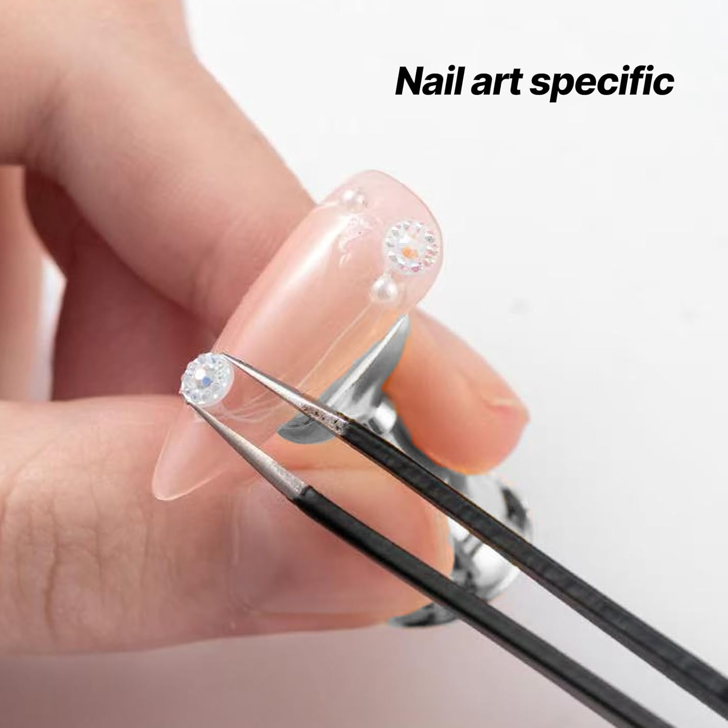 Pack of 2 Nail Stands, Acrylic Nail Practice Stand, Magnetic Nail Tips Holder, Fingernail DIY Nail Art Stand for False Nail Tip, Manicure Tool, Salon (Silver) - Golden image number 5