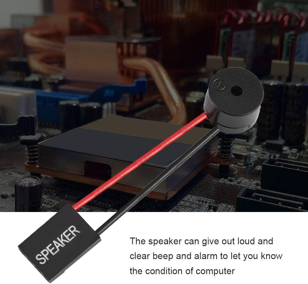 10Pcs PC Computer Mainboard Internal Speaker Parts Desktop Mainboard Case Computer Beep Buzzer Speaker Connector Plug image number 1