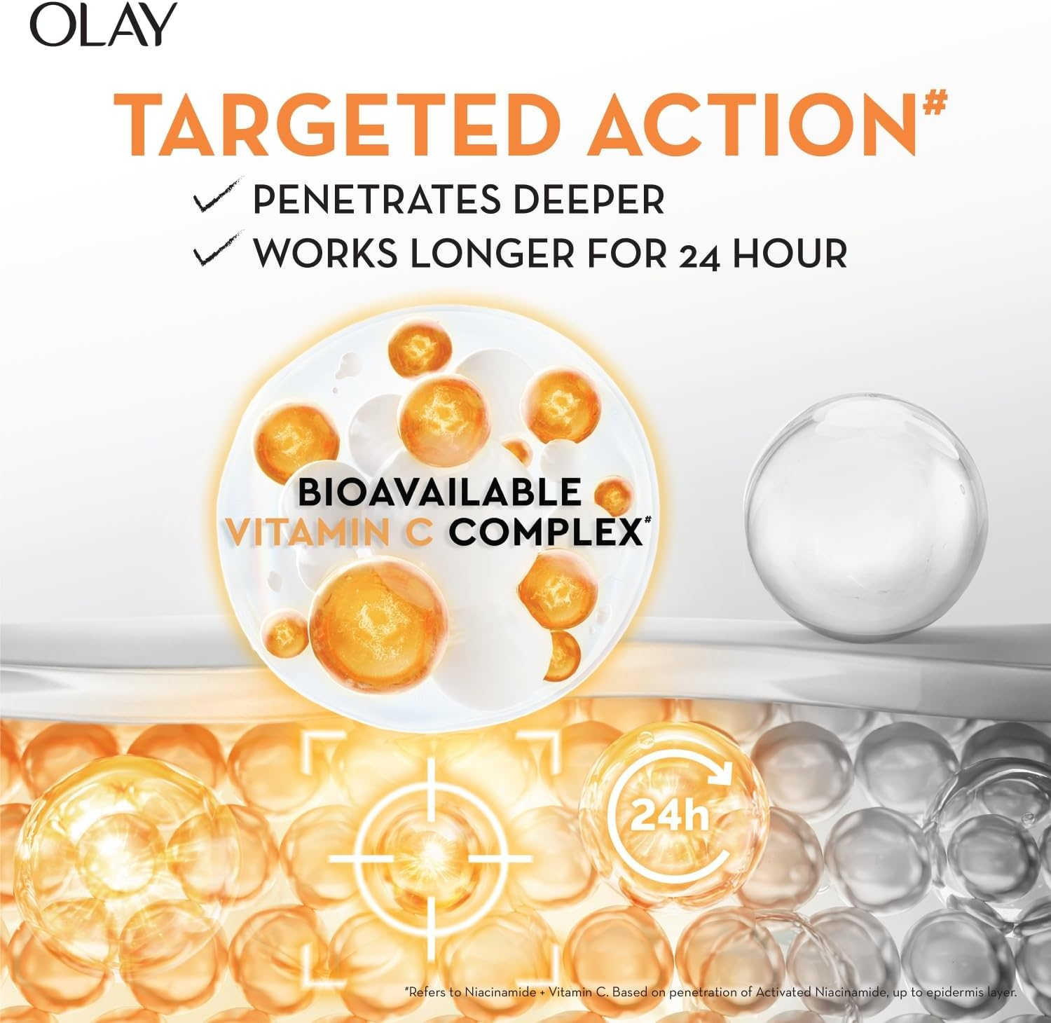 Olay Luminous Niacinamide + Vitamin C Face Cream Moisturiser 50G image number 5