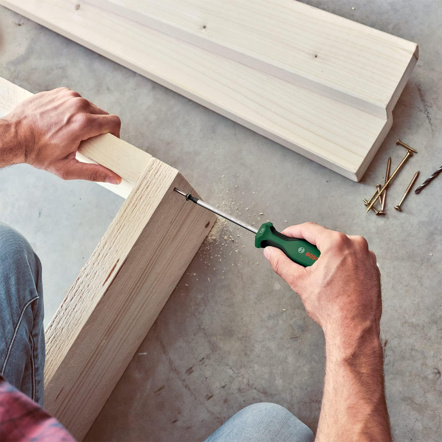 Bosch Home & Garden Screwdriver Set TX 5-Piece (5X High-Performance Screwdrivers for DIY; S2 Steel; Softgrip; Magnetic Tip) image number 2