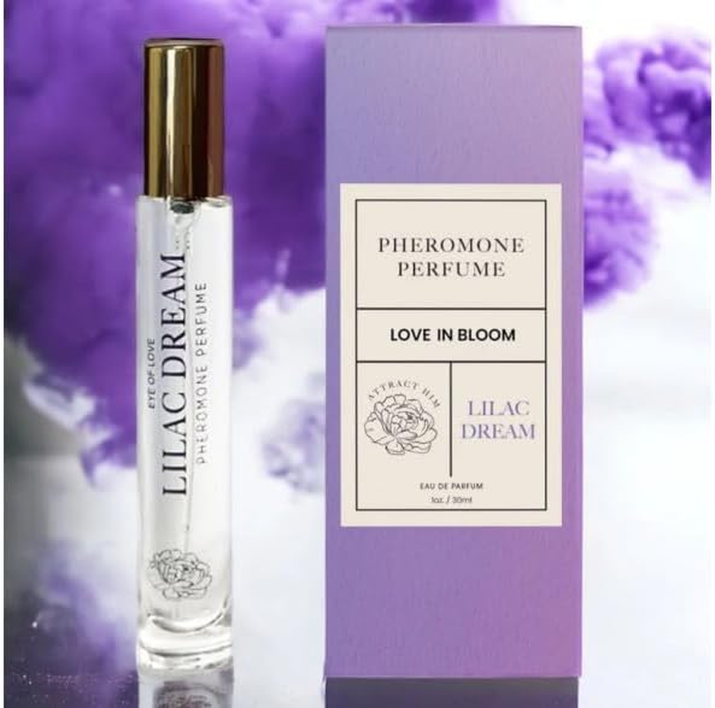 Love in Bloom Lilac Dream Pheromone Perfume, 10Ml, Eau De Parfum Aphrodisiac Subtle Fragrance Dating Night Out Pheromone Oil Sensual image number 1