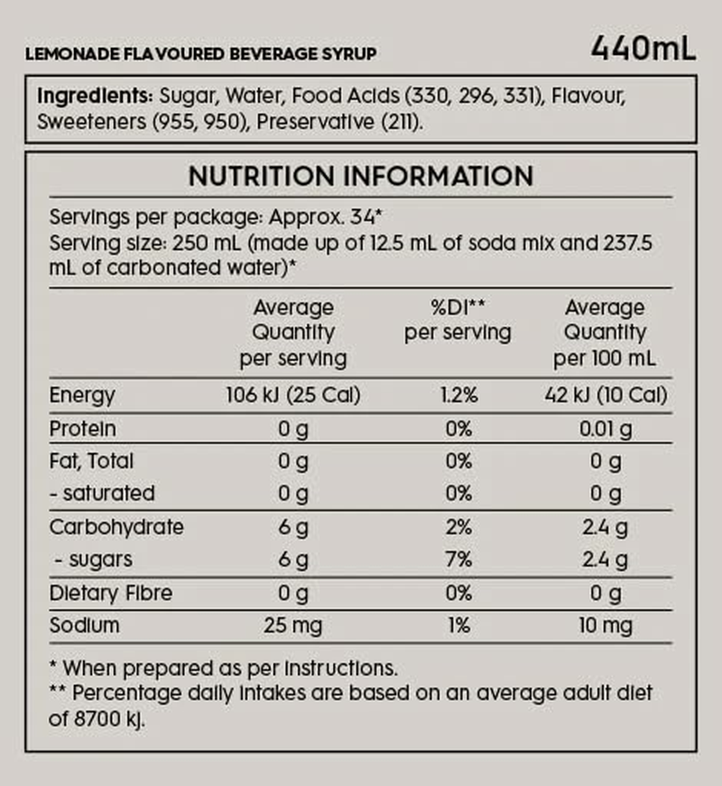 Sodastream - 7Up Soda Drink Mix | for Soda Makers; Turns 54 Litres of Fizzy Water into Delicious 7Up | Makes 216 Servings | 440Ml, Pack of 6 image number 2