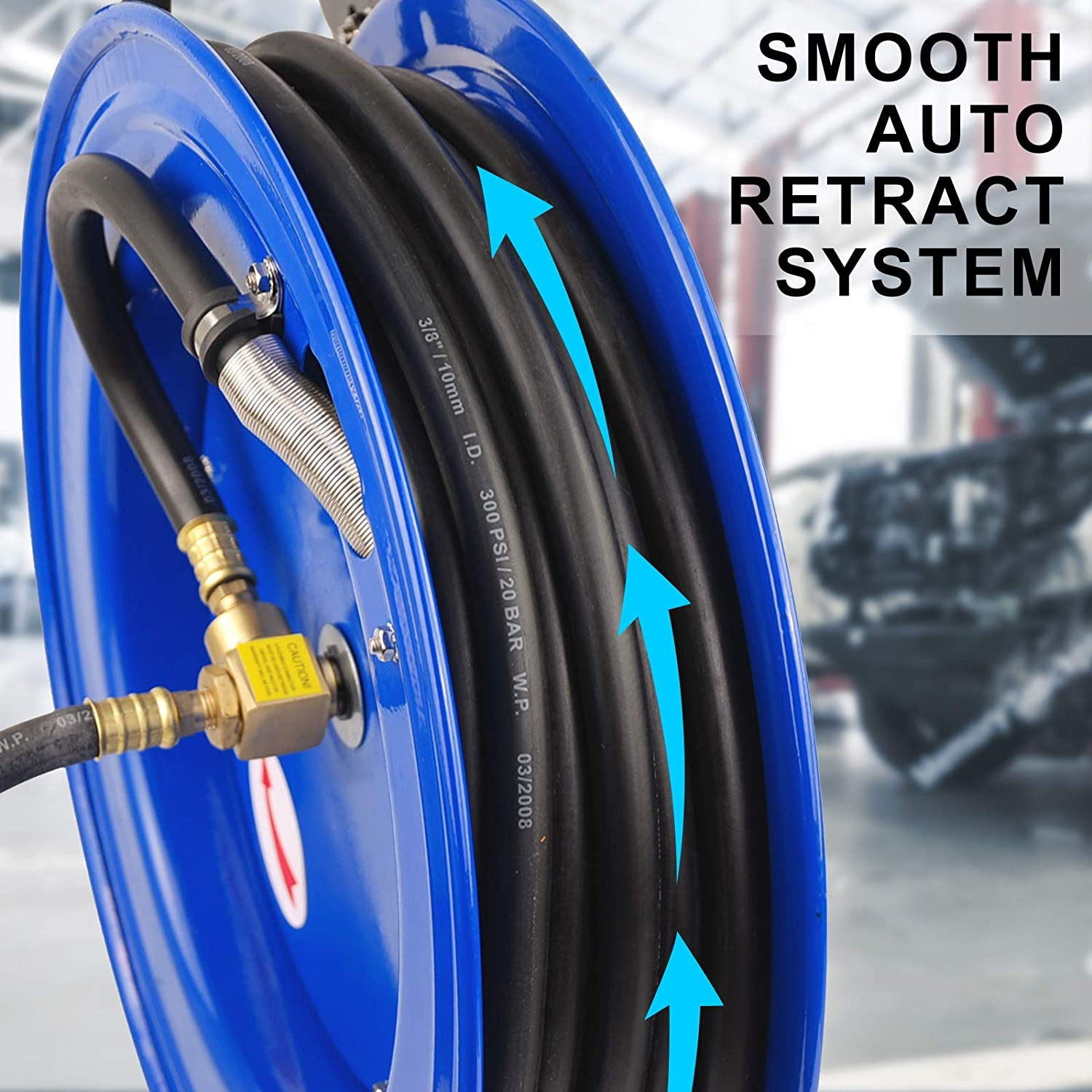 Dynamic Power Air Hose Reel 15M image number 3