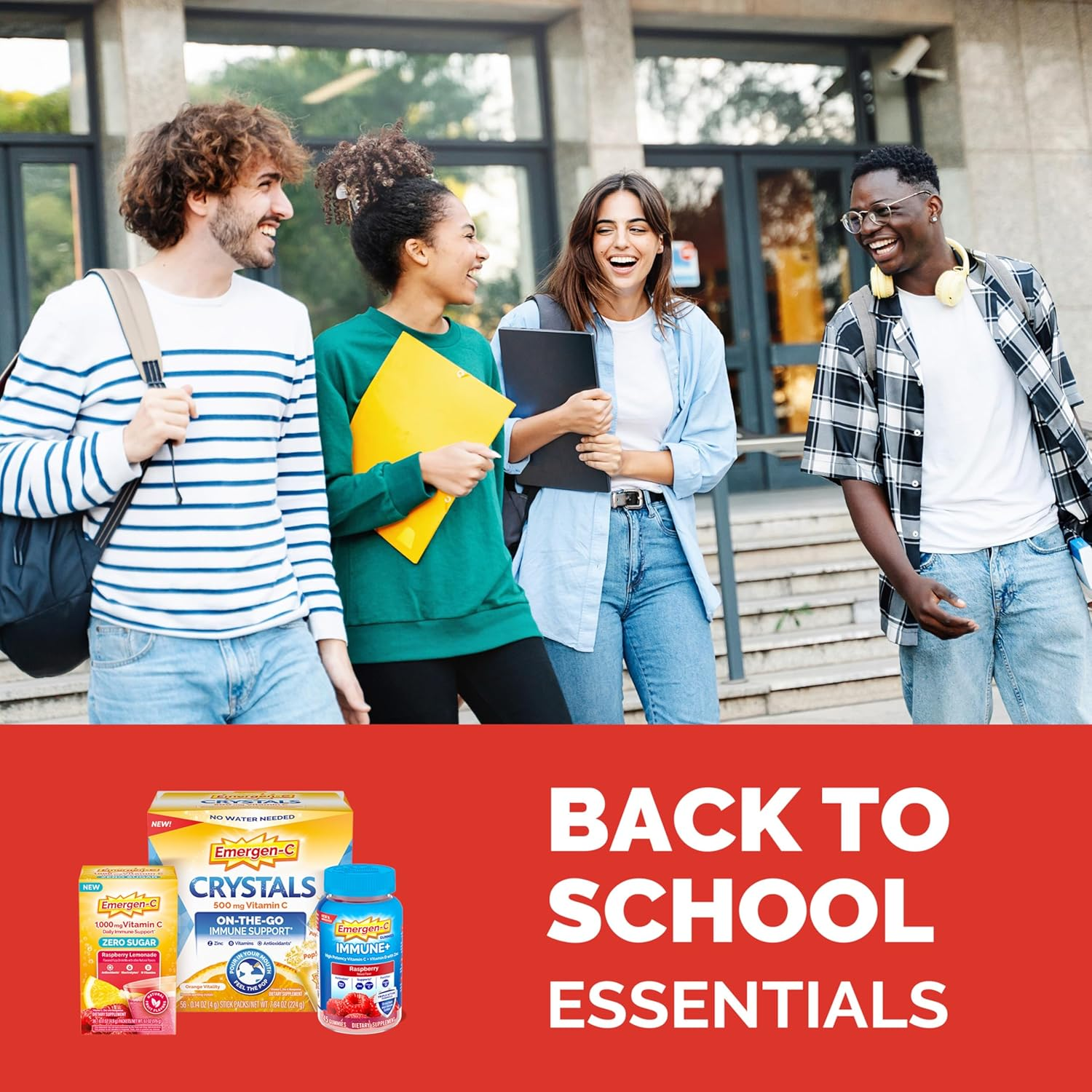 Emergen-C Dietary Supplement Drink Mix with 1000Mg Vitamin C 0.32 Ounce Packets (Super Orange Flavor, 60 Count)