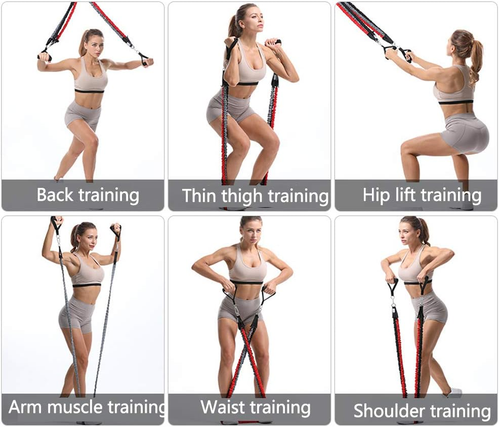 Sunsign Stackable Resistance Band Kit Extreme Workout Total-Body Training Home Gym Best for Beginner Professional image number 1