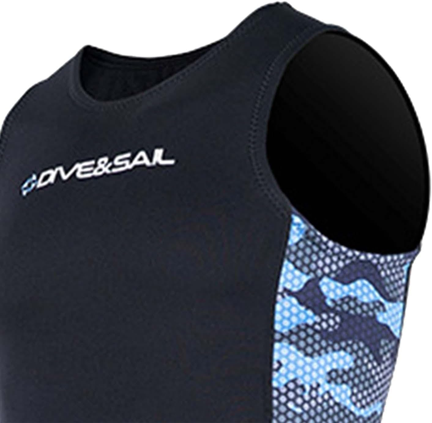 Wetsuit Vest for Men Sleeveless Diving Vest Watersports 2Mm Modern Neoprene Wetsuit Jacket Diving Tops for Training Adults image number 2