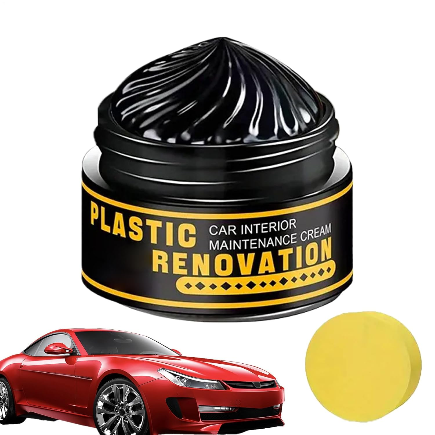 Trim Restorer Automotive - Trim Shine | Auto Coating Polish Detailing Supplies for Vehicle Truck Tire Dashboard Door Handle Window Strip image number 1