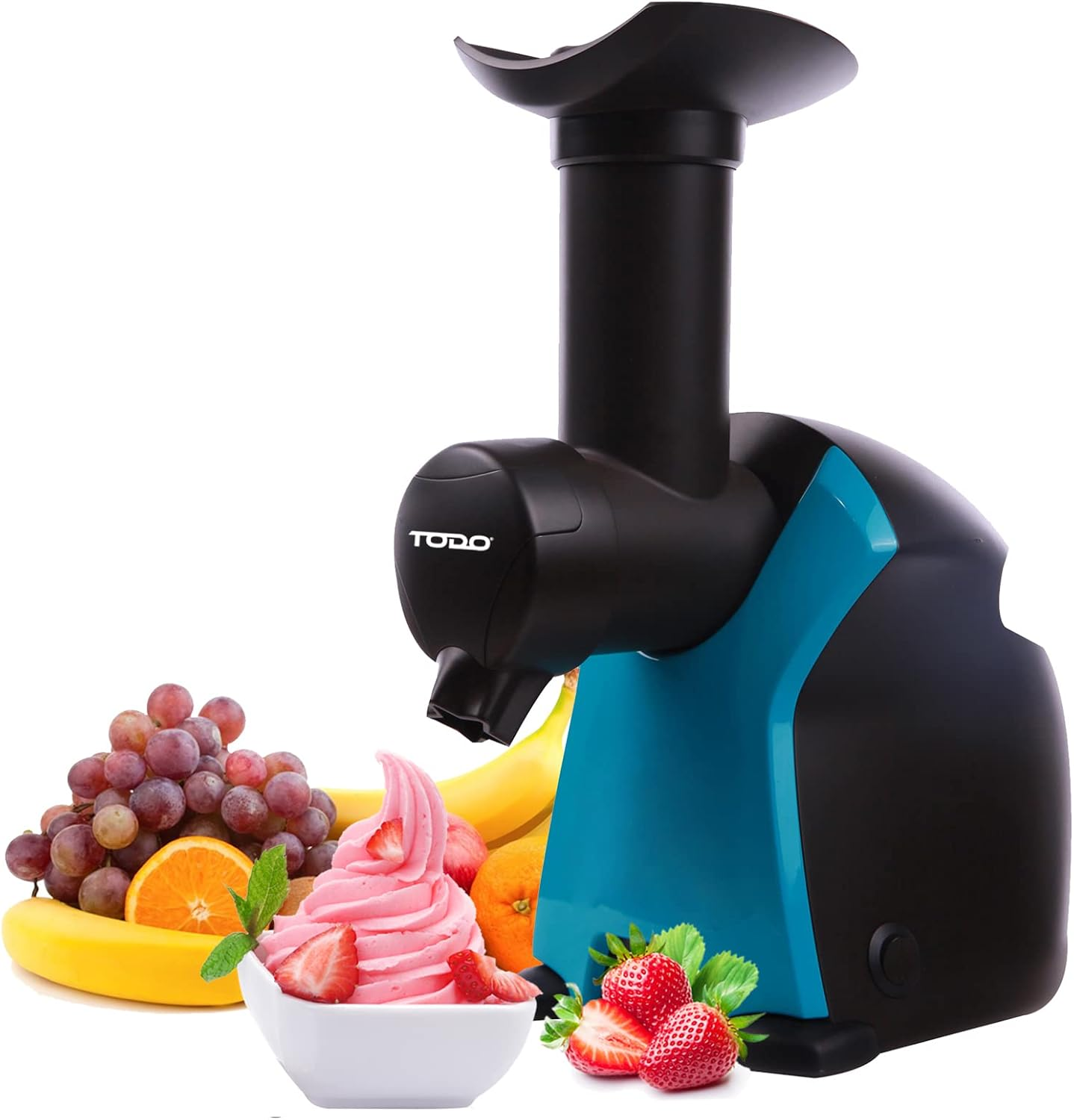 TODO Frozen Fruit Dessert Maker Blender Gellato Banana Healthy Ice Cream 250W Blue