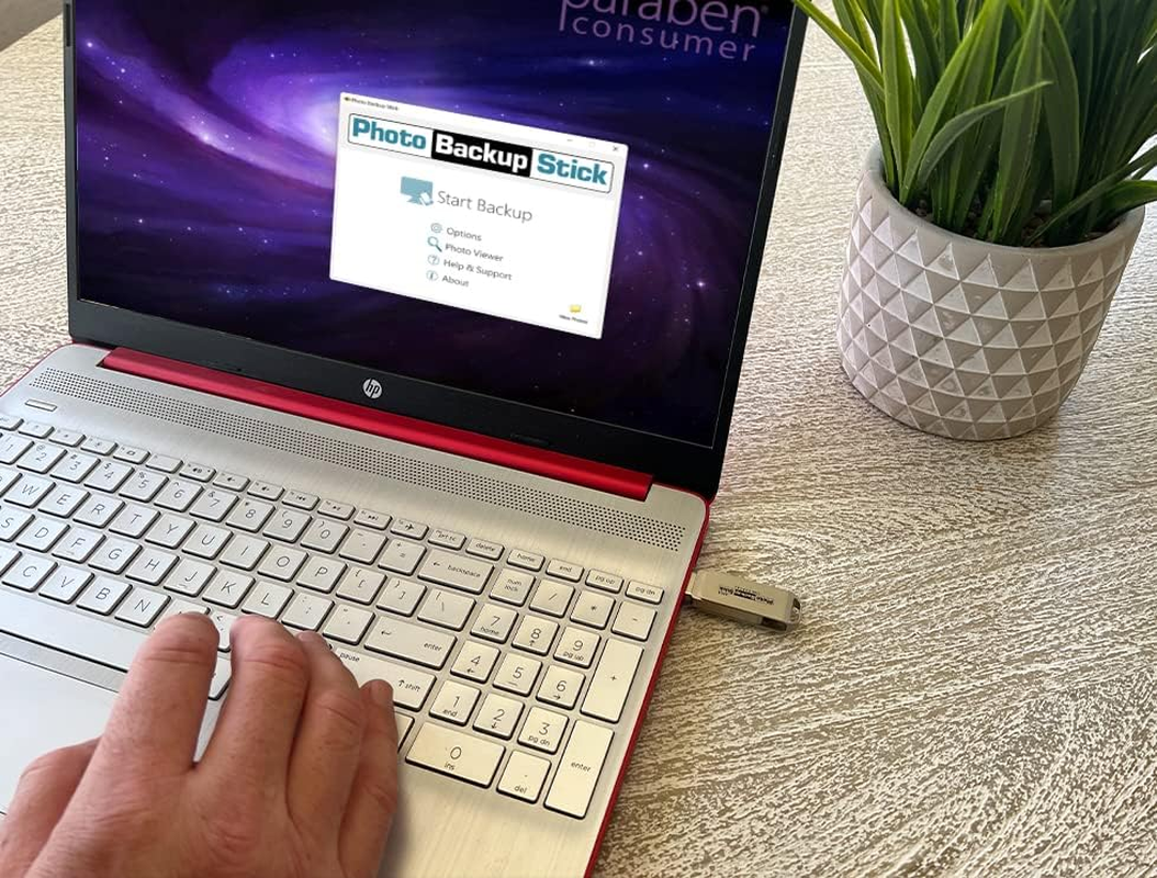 Photo Backup Stick Omega Universal Picture and Video Backup for Any Device - Iphone, Android, Computer, Tablets (256GB)