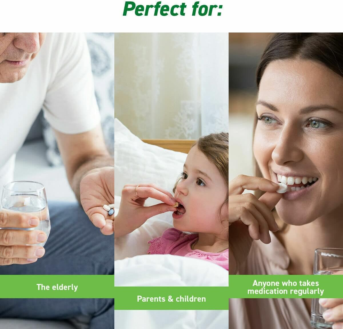 1St Care Weekly Premium Rotating Pill Organiser, Blue/White image number 3