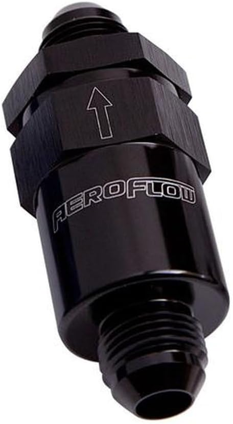 Aeroflow AF609-06BLK Billet Fuel Filter -6AN