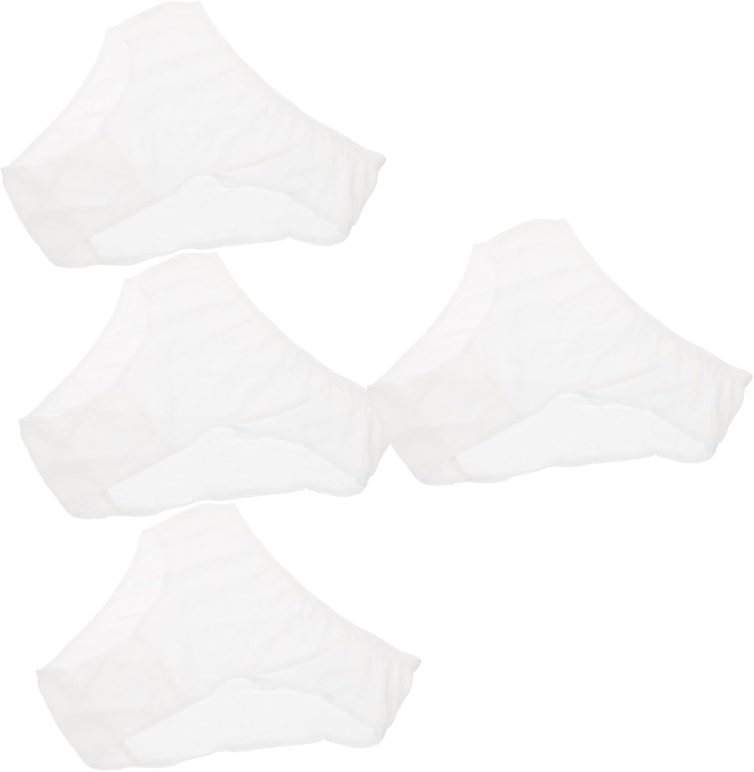 4Pcs Disposable Maternity Panties XXL Pure Cotton Comfortable Postpartum Underwear for Pregnant Women Soft Breathable Pregnancy Underpants over Bump Care White image number 6