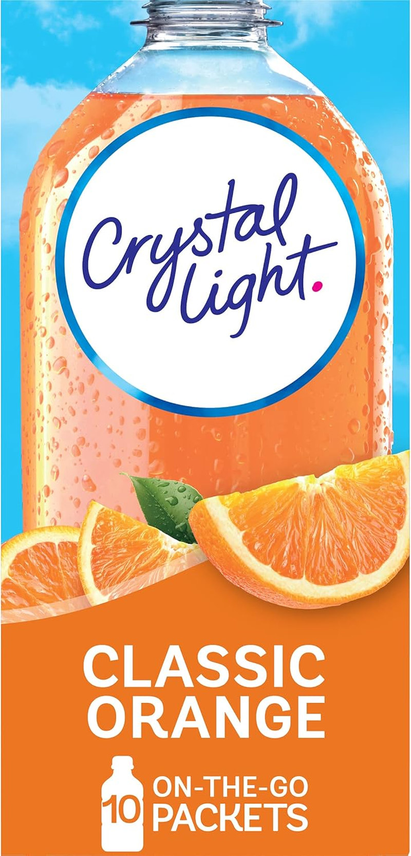Crystal Light Classic Orange Drink Mix (60 On-The-Go Packets, 6 Packs of 10) image number 4
