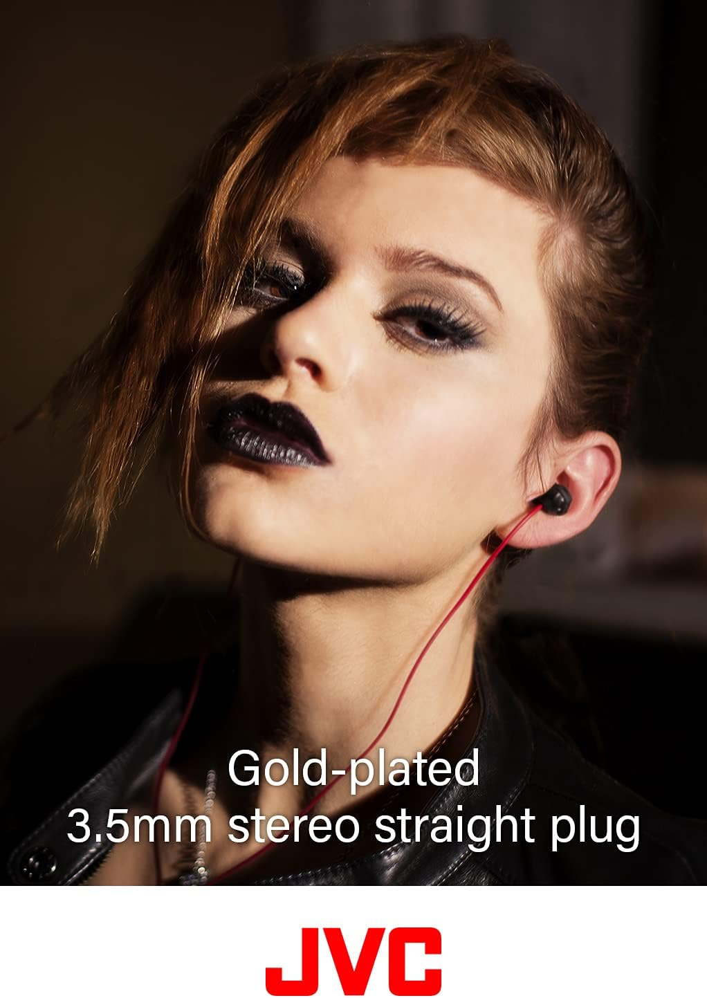 JVC HAFX1X Headphone Xtreme-Xplosivs,Black, Red image number 5