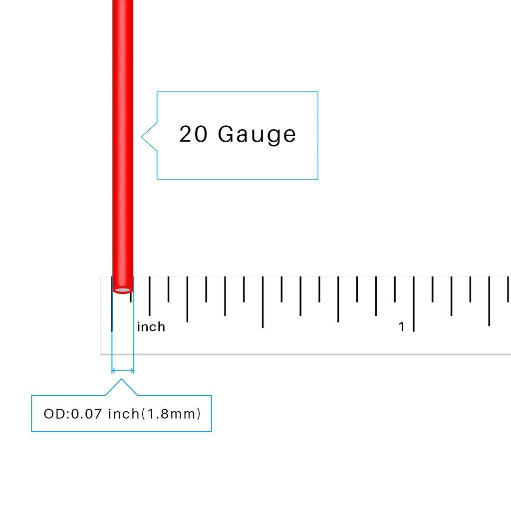 BNTECHGO 20 Gauge Silicone Wire Kit Ultra Flexible 7 Color High Resistant 200 Deg C 600V Silicone Rubber Insulation 20 AWG Silicone Wire 100 Strands of Tinned Copper Wire Stranded Wire Cable image number 2
