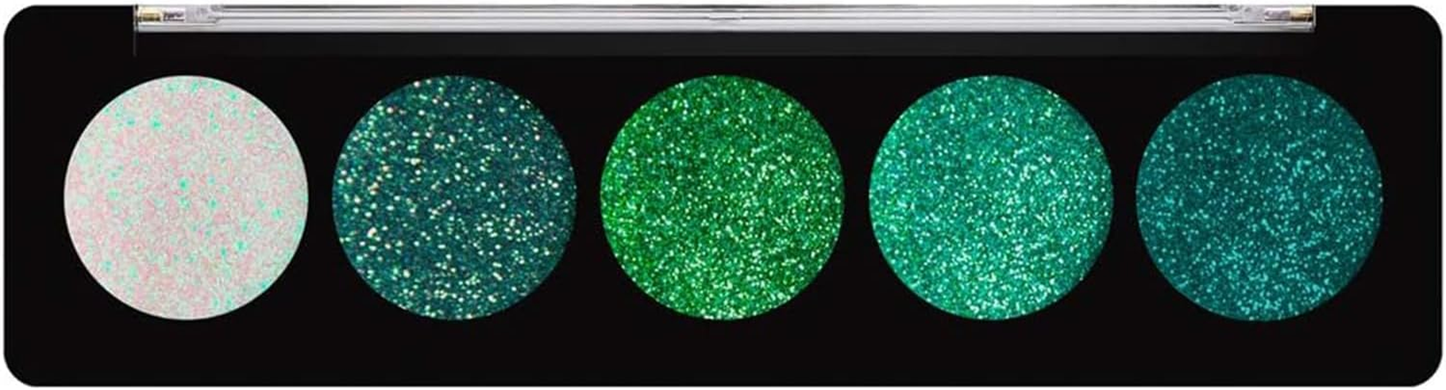 Profusion Cosmetics Emerald Gems 5 Tone Eyeshadow Palette, Multi-Colour image number 1