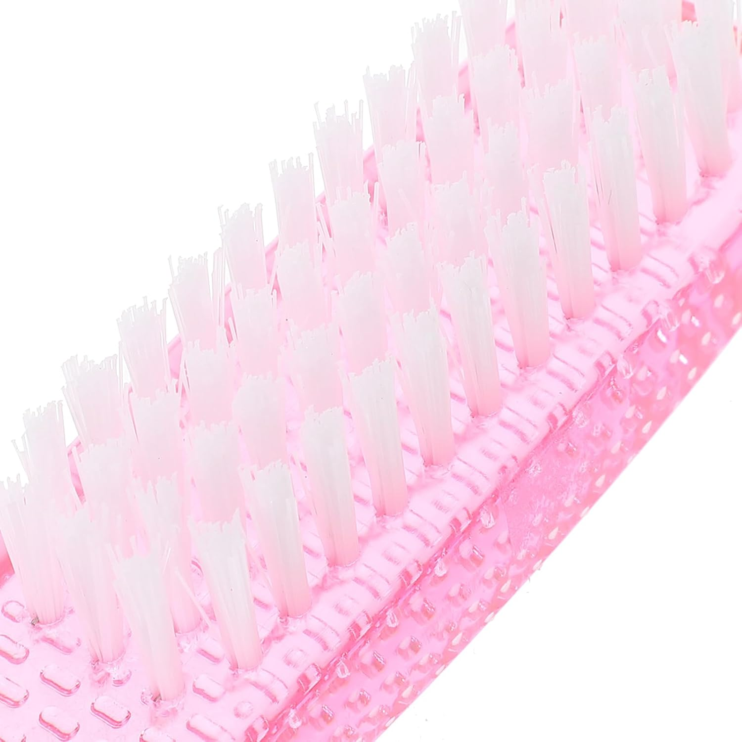 2Pcs Nail Scrub Brush Nail Brush Cleaner Fingernail Brush Duster Cleaning Brush Dust Brush Grip Plastic Curved Handle Manicure Brush for Nails Clean up Nail Nail Dust Brush image number 4