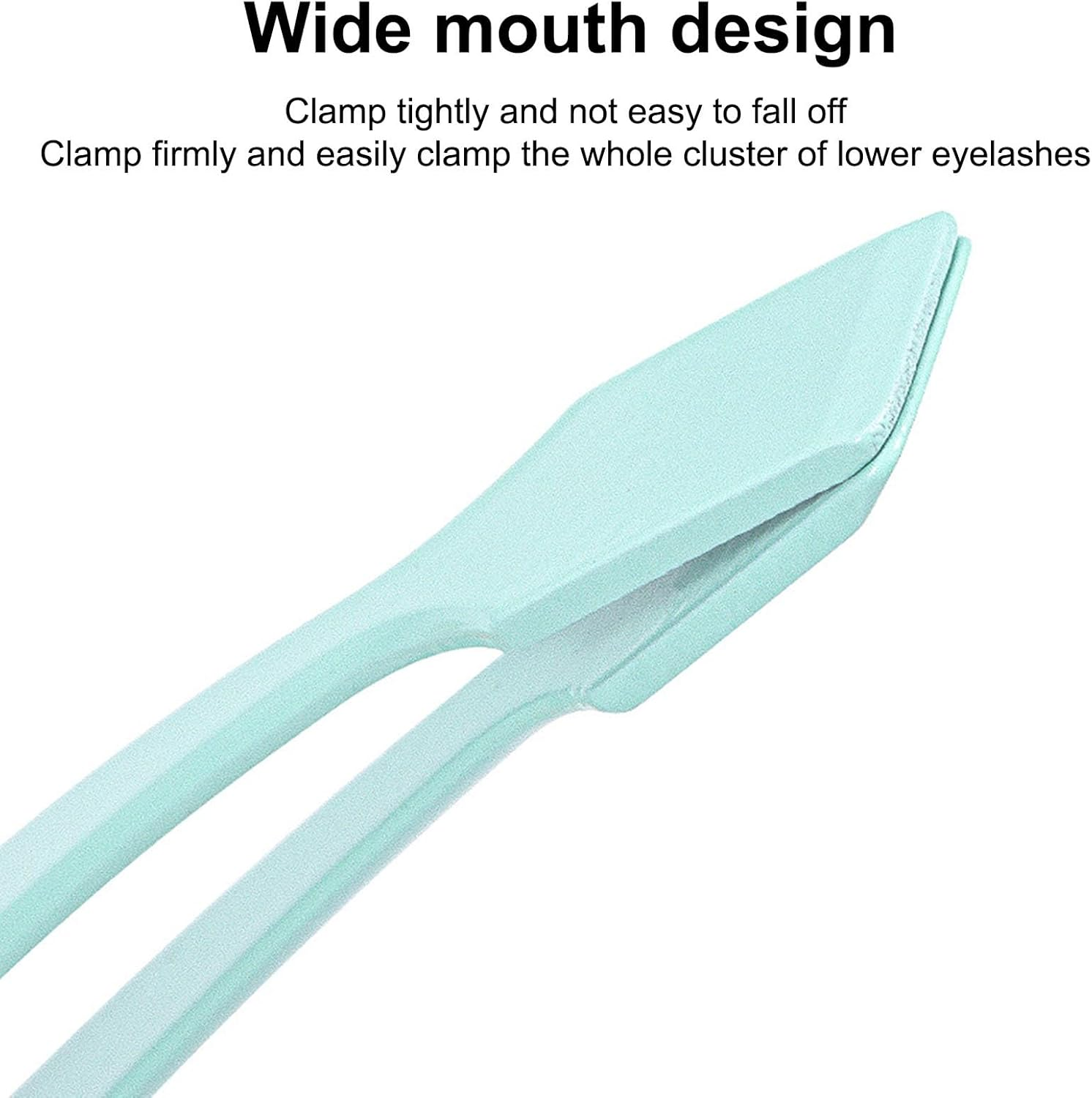 Eyelash Applicator Tool - Efficient Eyelash Cluster Tweezers,Precise Non Slip Professional Makeup Tool for Salon Girls Women Travel Separating Styling Defining - Black image number 7