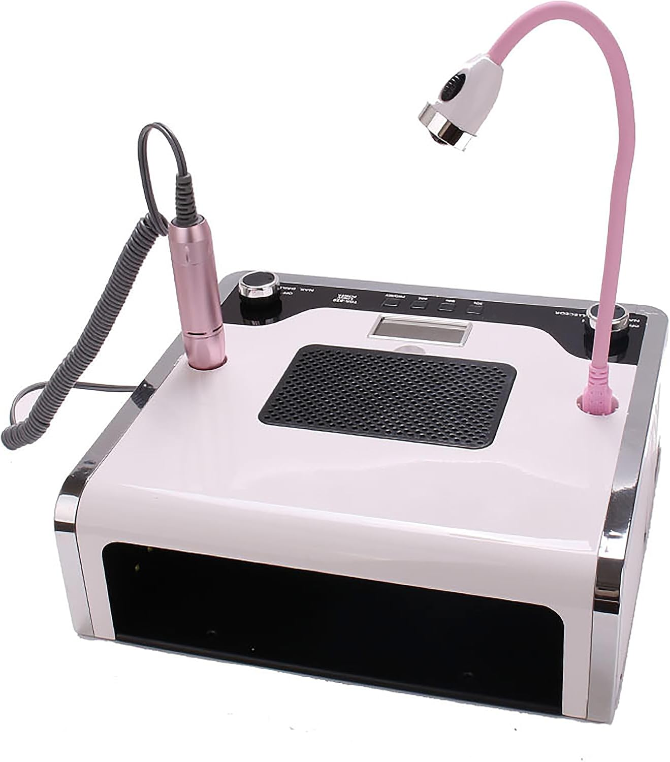 4 in 1 Nail Vacuum Dust Collector, with Nail Lamp Nail Salon Equipment with UV Nails Dryer LED Lamp Nail Drill Machine for Acrylic Nail Drill Dust Extractor image number 1